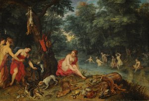 Baño de Ninfas (De Nimfen van Diana keren terug van de Visvangst)
